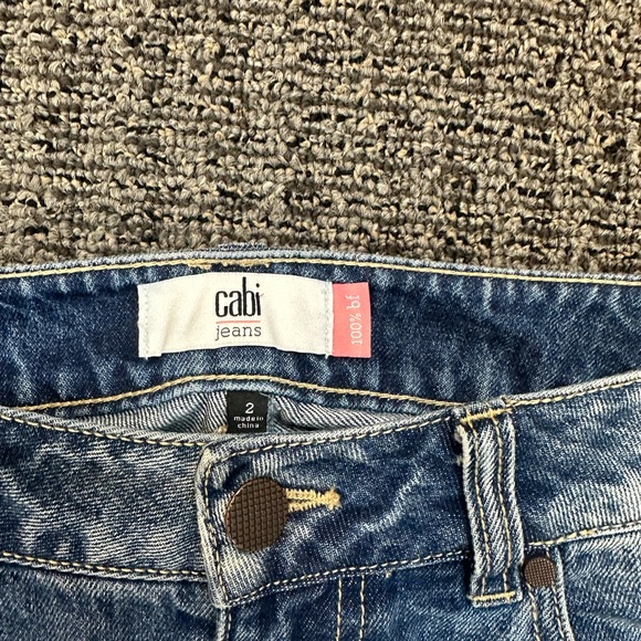 CABI Distressed Jeans- Size 2 - Picture 8 of 12